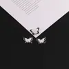 Estilo Chino Doble Cara Mariposa Color Degradado Goteo de Aceite Aleación Colgante DIY Pulsera Hecha a Mano Pendientes Accesorios para el Cabello Material Accesorios