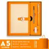 En stock Cuaderno de Negocios A5 de Gama Alta Caja de Regalo Traje Reunión Anual Alto Valor de Color Bloc de Notas de Regalo de Acompañamiento Logo Imprimible