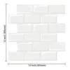 Pegatinas de pared autoadhesivas gruesas que gotean, pegatinas 3D para cocina, impermeables, embellecedoras, antiincrustantes, decorativas, resistentes a altas temperaturas.