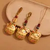 Chaveiro Gato da Sorte Shajin Pingente de Chave Gota de Óleo Pingente de Metal Estilo Chinês Chaveiro de Carro