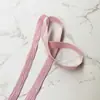 Fita Dobrada de Textura Fina, Macia e Ceroso, Vários Tamanhos, Material para Laço DIY Feito à Mão, Tira para Laço de Caixa de Presente com Flores, Acessórios de Vestuário