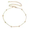 Moda Transfronteriza Europea y Americana Collar Simple en Forma de Y Versátil Elegante Borla Cuentas Redondas Cadena de Clavícula Superpuesta Multicapa Cadena para el Busto para Mujer
