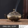 Novo estilo chinês liga de cobre bambu lull forno cabaça ventilador pipa incenso forno pequeno xiangyun aromaterapia fatia ganso pêra conta sândalo zhongxiang