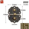 Chengyu A019 Herrajes de Bronce Hebilla de Hierro Hebilla para Caja Pequeña Regalo Caja de Madera Cierre de Hebilla Cobre Chapado Venta al por Mayor
