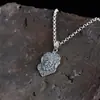 Colgante de plata de ley 925 personalizado moda dominante cabeza de león colgante moda vintage para hombres y mujeres colgante de plata tailandesa