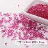 Serie de Cuentas Transparentes de 3mm de Alta Calidad Material Hecho a Mano DIY Pulsera de Cuentas Pasador Collar Accesorios de Joyería con Cuentas