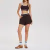 Conjunto Esportivo Casual de Moda Versátil com Colete e Shorts para Mulheres - Novo Lançamento de Verão 2026 Europeu e Americano para Yoga e Fitness