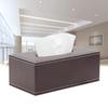 Caja de Pañuelos de Cuero Caja de Almacenamiento de Escritorio Extra Grande Caja de Papel para Hotel Caja de Pañuelos Doméstica para Oficina Caja de Papel Multifuncional