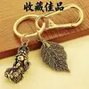 Colgantes de Animales del Zodiaco (Doce), Amuletos de Viaje Seguro, Colgantes de Buda, Llaveros de Llave de la Fortuna de Una Hoja, Mosquetones, Colgantes de Pixiu Atractores de Riqueza