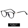97746 Moda Europea y Americana Nuevo Marco Redondo Gafas Anti Luz Azul Ultra-Ligeras Marco de Gafas Tr90 Miopía Se Puede Equipar con Grados