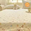 Sábana de Clase A Pieza Única Modelo Nuevo 2025 Colcha de Gasa de Doble Capa Dormitorio No Algodón Puro Funda de Almohada Individual Juego de Tres Piezas Cuatro Estaciones 4