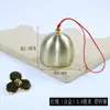 2.8 campana mini de latón diy campana de metal y carillón de viento diy material accesorios campana de Navidad carillón de viento colgante
