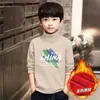 Y2439 # 2025 Nueva Camiseta Térmica de Capa Base para Niños Otoño e Invierno Top Cálido Infantil para Niños Mayores Manga Larga Moderna