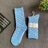 Calcetines de Moda para Hombre y Mujer Four Seasons Calcetines Deportivos de Tubo Largo para Pareja Calcetines con Letra NY Shlet Calcetines de Estudiante a la Moda Estilo Coreano