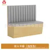 Certificado de Ignifugidad Norma Británica BS7176 Sofá tipo cabina para almacenamiento de pared, respaldo estrecho para casa de té estilo Hong Kong, restaurante y uso comercial
