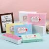Herramientas de Arte de Uñas Transfronterizas, Almohadillas de Algodón Duras que No Sueltan Pelusa para Remover Esmalte, Toallitas Limpiadoras de Uñas de Colores, Almohadillas de Algodón Desechables