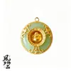 Colar banhado a ouro vietnamita com pingente de Buda, um design natural popular, pingente genuíno e personalizado para mulheres