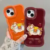 Pegatinas de Pony con Fuegos Artificiales Son Adecuadas para Funda de Teléfono Móvil Apple 17Promax iPhone15 Doble Soporte 16 Silicona 14 Año Nuevo