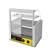 Máquina comercial para asar salchichas a pequeña escala, Máquina para hot dogs totalmente automática con control de temperatura, Máquina para salchichas de jamón, Parrilla eléctrica para salchichas para el hogar