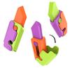  Zanahoria Luminosa de Gravedad para Aliviar el Estrés Cuchillo Pistola de Zanahoria Impresa en 3D para Jugar con la Mano, Juguete Educativo Transformable para Aliviar el Estrés Venta al por Mayor