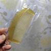 10-11cm scalper chifre escultura pente dente denso dente largo dente médio dente redondo amarelo esculpindo pacote pente pente fino dente 11 bambu