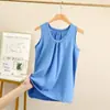 Colete de Modal Feminino Solto Tamanho Grande Sem Mangas Para Usar por Baixo Cobrindo a Barriga de Grávida 200 Jin Gordas mm Alça de Espaguete Verão