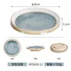 Série Mar Estelar Louça de Melamina Panela Quente Churrasco Restaurante Buffet Tigelas e Pratos Criativos de Imitação de Porcelana Prato para Molho Conjunto de Louças