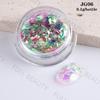 Accesorios para uñas de moda transfronterizos ins Celebridad de Internet Aurora nube Jinbing película transparente color mágico pieza de unicornio uña hielo Bo pieza