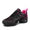 Zapatos de Baile Square Dance Tacón de Cuña Zapatos de Malla Voladora Suela Suave Zapatos Deportivos Zapatos de Baile Tacón Medio Zapatos de Mujer Zapatos Casuales de Malla