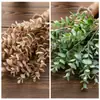 Artesanías Seis Capas Eucalipto Tallos Cortos Manojos Fabricante Flores Artificiales Flores Falsas Plantas Verdes Decoración al por Mayor Estilo Ins Transfronterizo