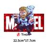 Impresión por transferencia térmica con patrón de Spider-Man, Iron Man americano, de los Vengadores, con tinta blanca, para camisetas, suéteres, parches adhesivos DIY