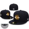 Gorra de talla nueva gorra de béisbol no ajustable protector solar sombrero con visera bordado