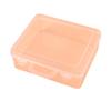 Caja pequeña portátil transparente rectangular de plástico pp vacía para embalaje de componentes de mascarilla digital, organización y almacenamiento de accesorios