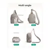 Bolso Pequeño de Hombro Bolso Cruzado Puffer Acolchado Ligero Multibolsillos para Viajes Deportes Senderismo