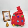 Bolsa de Punto, Bolsa de Regalo de Cumpleaños, Bolsa de Regalo de Corazón, Regalo de Nicho de Alta Gama, Recuerdo, Bolso de Mano para Regalo de Evento Feliz