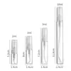 Botella de Vidrio Transparente para Perfume de 2ml/3ml/5ml/10ml con Boquilla de Plástico Pulverizadora para Dispensar Muestras