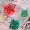 Método de gota de cristal diy molde de cabeza de perro tridimensional adornos de yeso para aromaterapia de coche expandiendo fragancia resalta el molde de perro