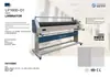 Máquina de Laminação a Frio Manual 1,6m Máquina de Laminação de Filme Manual Máquina de Laminação Pneumática com Rolos de Borracha de Alta Resistência Máquina de Laminação Zero-Par