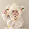 Conjunto de Gorro y Bufanda para Niños para Otoño e Invierno, Engrosado y Cálido, Adecuado para Niños y Niñas, Gorro con Protección para las Orejas para Bebé, Cortavientos y Cálido