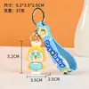 Llavero de PVC transfronterizo, colgante de figura de goma suave 3D de dibujos animados, personalización creativa de llavero para bolsa DIY