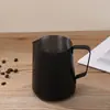 Acero inoxidable 304 transfronterizo taza de flor para el hogar tirador de flor de café olla de leche de boca puntiaguda cilindro de flor taza de burbuja de leche fabricantes