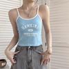 Camisole Impresso Mulheres Vestindo Spice Girl Estilo Tubo Top Copo Fixo com Almofada Peito Integrado Bonita Traseira Interna Vestindo Wraps Externos