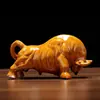 Figura de Cerámica Tang Sancai de Vaca Recostada Feng Shui Decoración del Hogar Estante Antiguo Mesa de Café Baño Sala de Estar Cerámica del Zodiaco Artesanía de Vaca