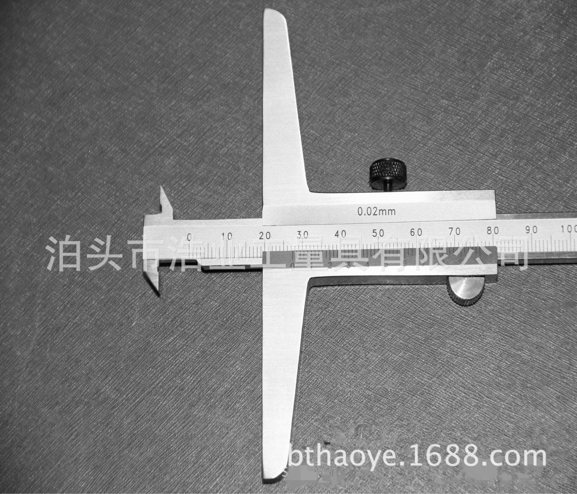 双钩深度尺0-150