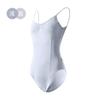 Traje de Gimnasia Artística Sling Traje de Danza Femenino Adulto Traje de Cuerpo Traje de Entrenamiento Base de Cadera Alta Traje de Práctica de Ballet
