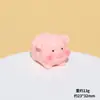 Resina tridimensional fofo fofo fofo fofo porquinho rosa porco gordo fofo acessórios de joias diy ornamentos pequenos criativos para mesa e carro