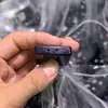 Colar de Charme de Segurança de Obsidiana Natural Pingente Quadrado Fivela de Segurança Unissex Pingente Redondo Venda por Atacado de Fábrica