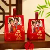 Caixa de Doces para Casamento 2025 Novo High-End Desenho Animado Lembrancinha de Casamento Brinde de Agradecimento Especial de Noivado Sacola de Doces para Casamento