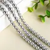 Cuentas de Cristal Perla Imitación Swarovski de Alta Calidad, Cuentas de Vidrio de Colores Estilo Hilo de Algodón Perla Imitación, Accesorios para Joyería DIY, Cuentas con Agujero Recto