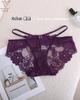 Calcinha Sexy de Renda com Laço Cintura Baixa Menina Tentação Francesa Desejo Puro Malha Vazada Cueca Feminina